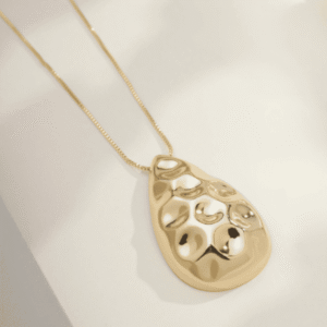 Colar Gota Texturizada