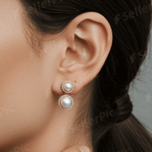 Brinco Duplo Pérola